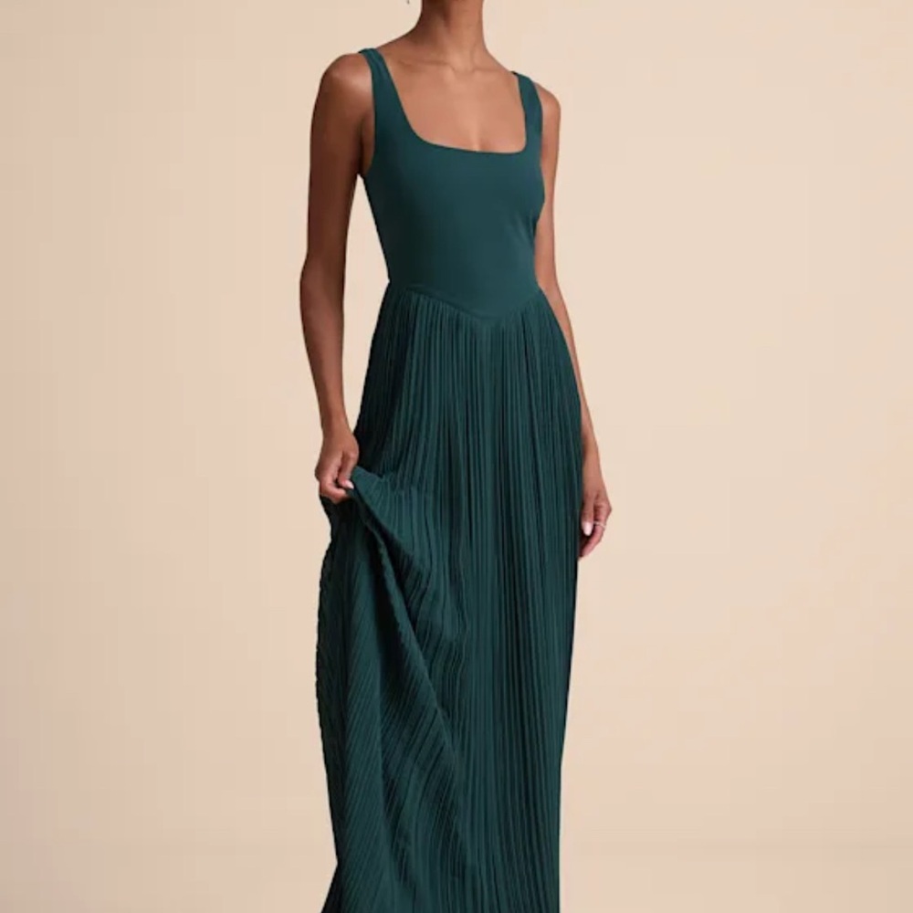 Elegant Green Sleeveless Dress - Lulus Naroah